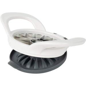 PrepWorks by Progressive Dishwasher Safe 16-Slice Thin Apple Slicer and Corer with Attached Safety Cover (White)