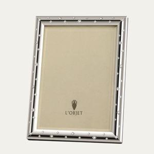 L'Objet - Stars Platinum Picture Frame, 8" x 10"