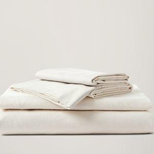 Home Organic Room Service Sateen Sheet Set made with Organic Cotton | Pact