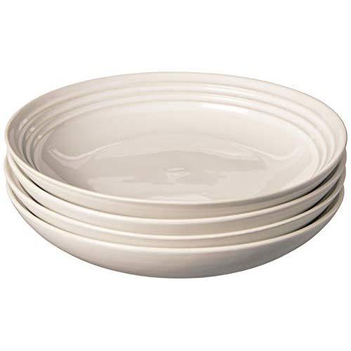 Le Creuset PG9005S4-2516 Pasta Bowls (Set of 4), 9.75", White