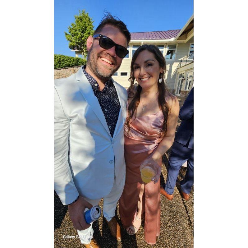 James at Hil and Joes's wedding in VA