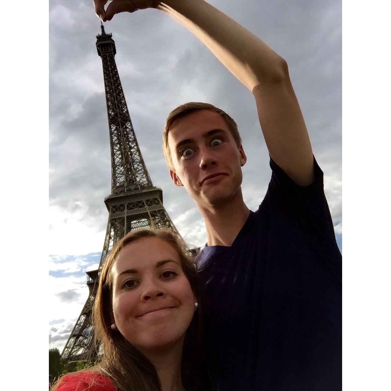 Exploring Paris when Annie visited Blake during his time abroad (studying in Munich) - 2015