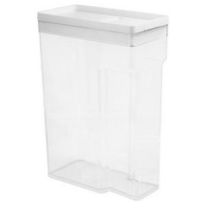 8"W X 4"D X 11.5"H Plastic Food Storage Container With Snap Lid Clear - Made By Design™