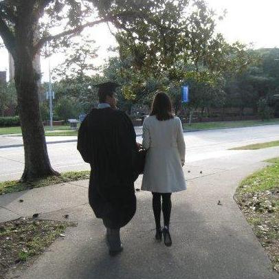 Rob's graduation from University of Florida in 2009. The first time Christina met Rob's parents.