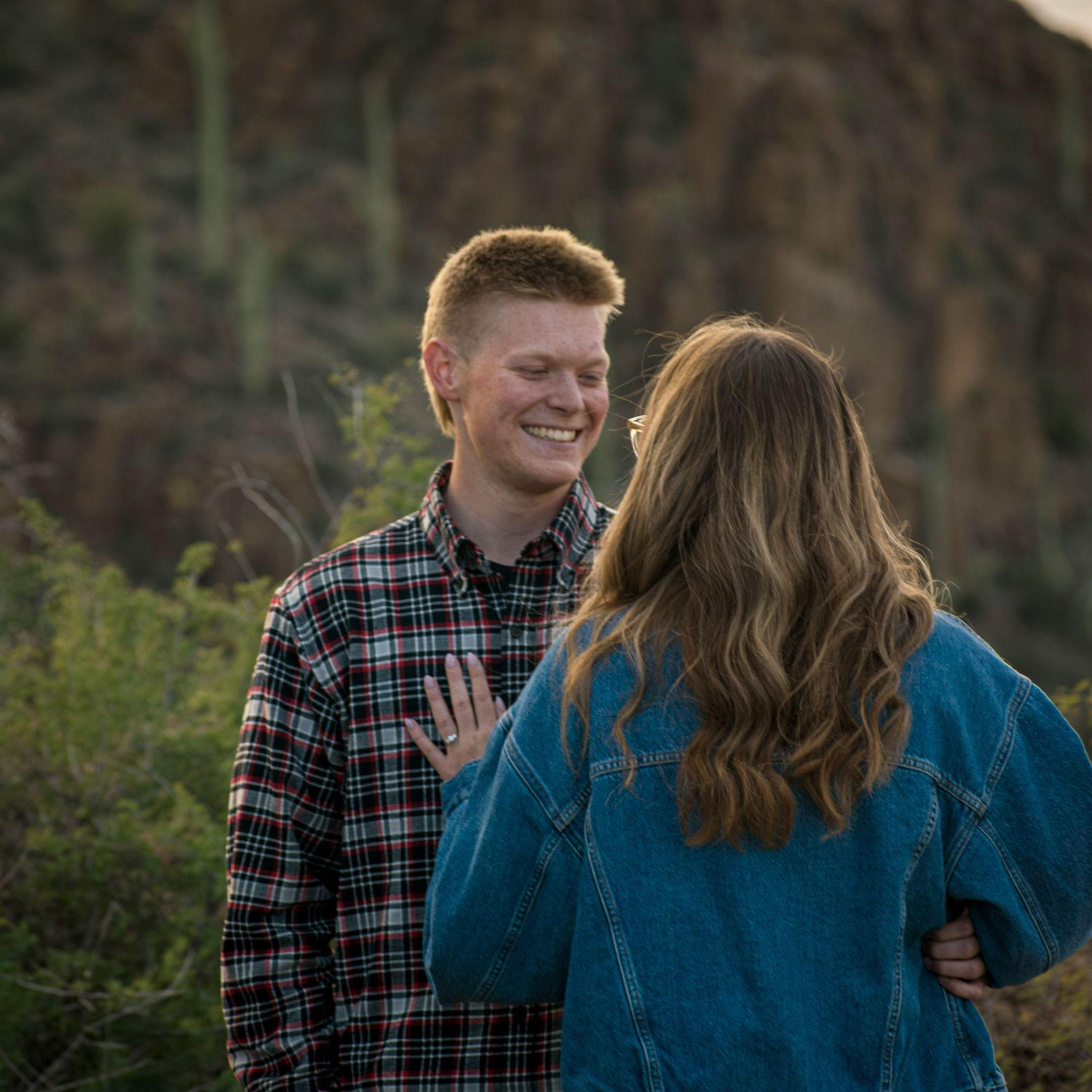 One of Esther's favorite pictures of her super cute fiancé!