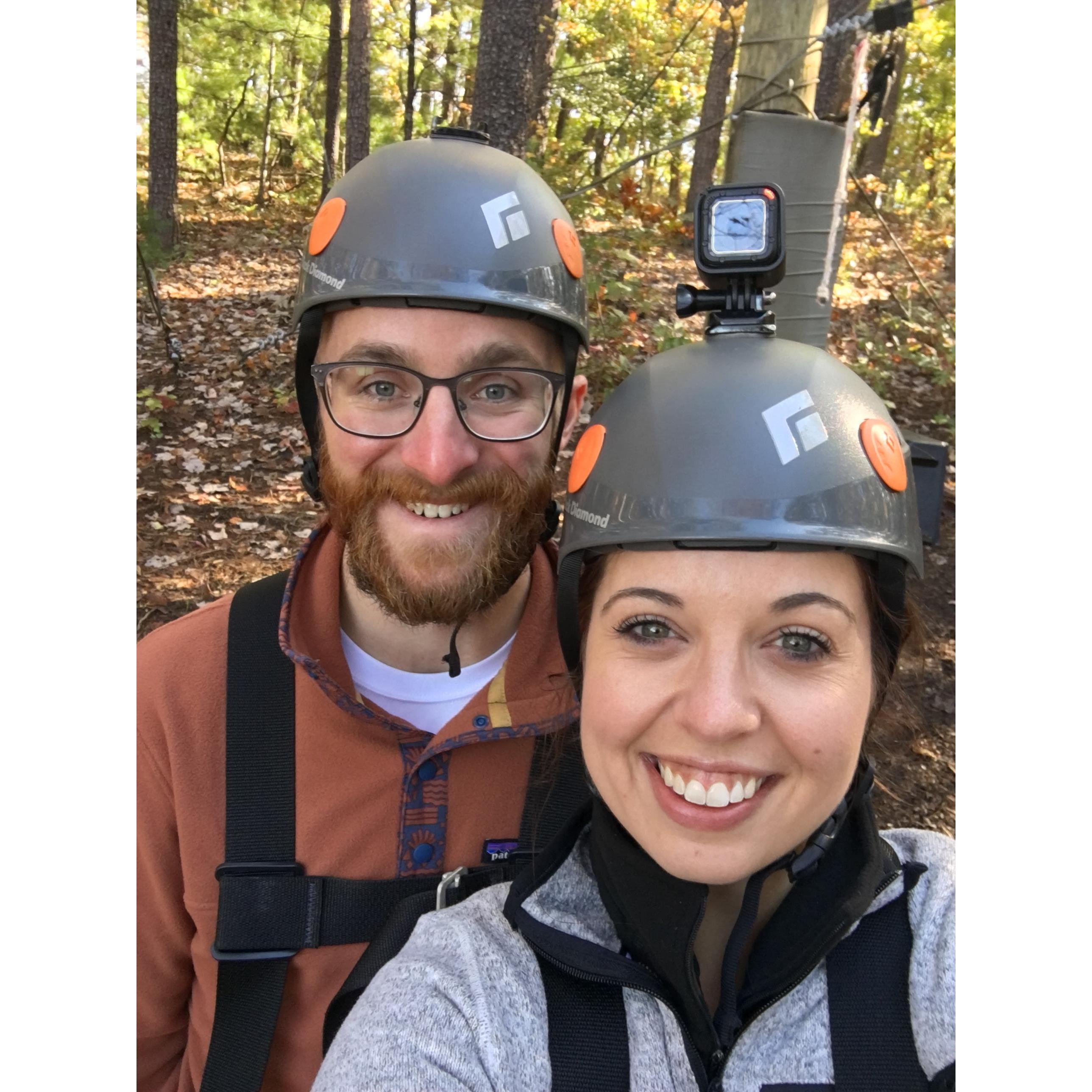 First zip line adventure!
