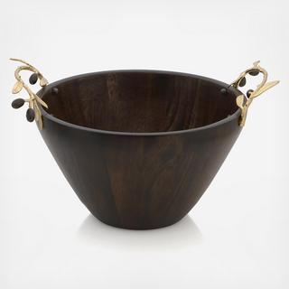 Olive Branch Wood Bowl