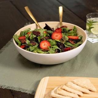 Lexa Bamboo Medium Salad Bowl