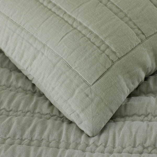The Company Store Legends Hotel Washed Linen Euro Sham - Thumbnail 3