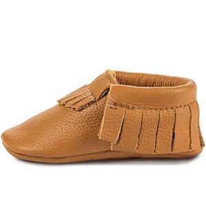 BirdRock Baby Moccasins - Premium Soft Sole Leather Boys and Girls Shoes for Infants, Babies, Toddlers