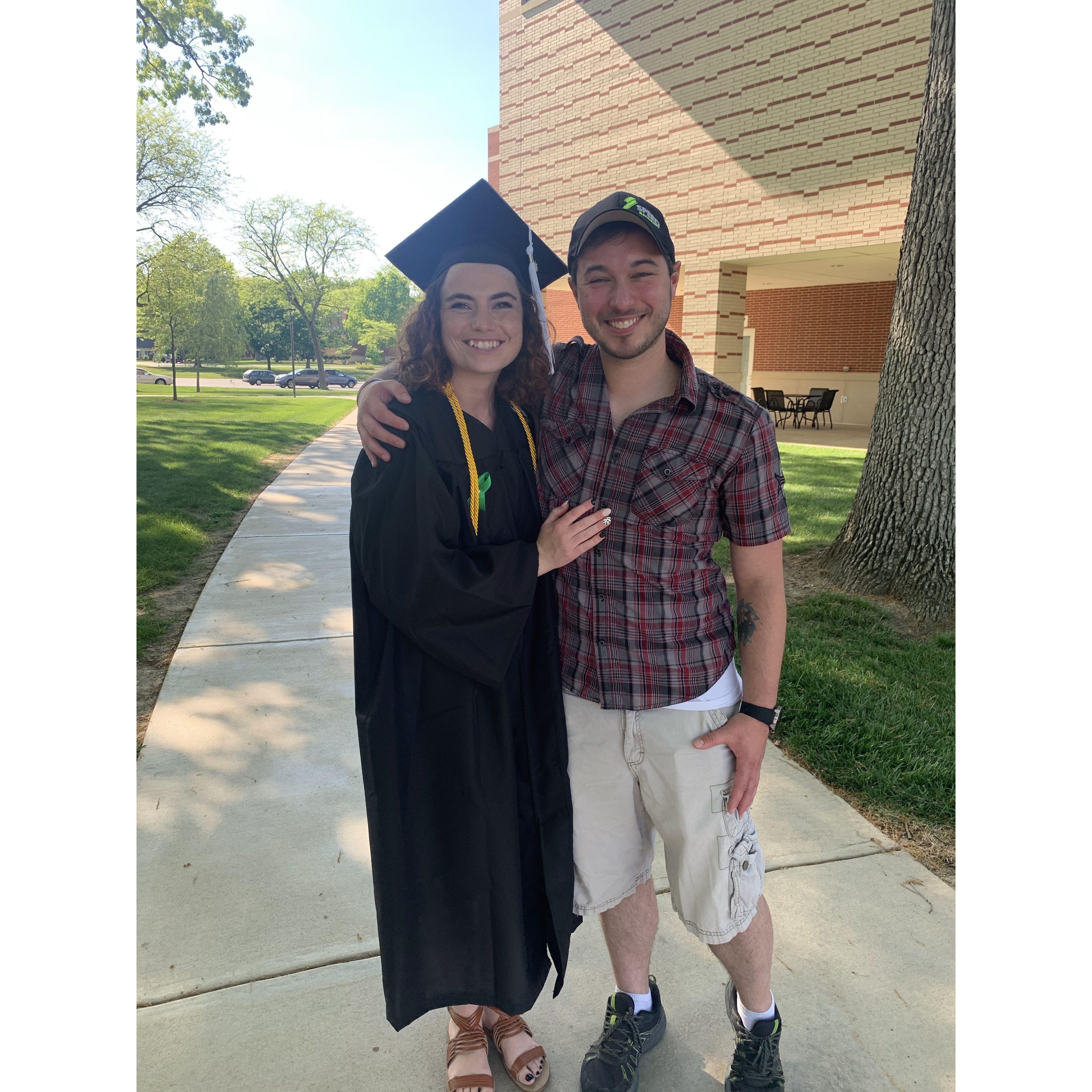 Carli's college graduation