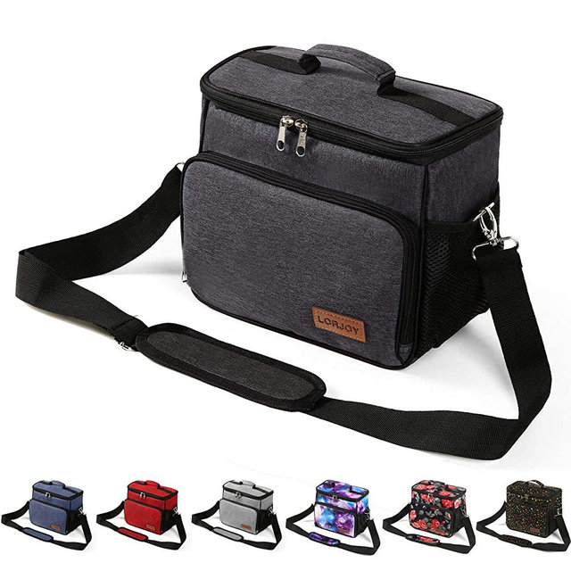 Lunch Box For Men Work Heavy Duty Insulated Lunchbox For Adult Small Cooler Bag For Women With Strap Soft Meal Prep Lunch Pail Kit