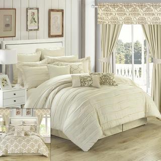 Olivier 24-Piece Reversible Comforter Bedding Set