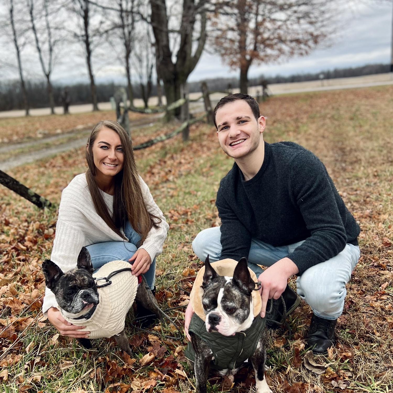 Our first family photo session, we welcomed Wilbur home October 2023 after adopting him from the shelter