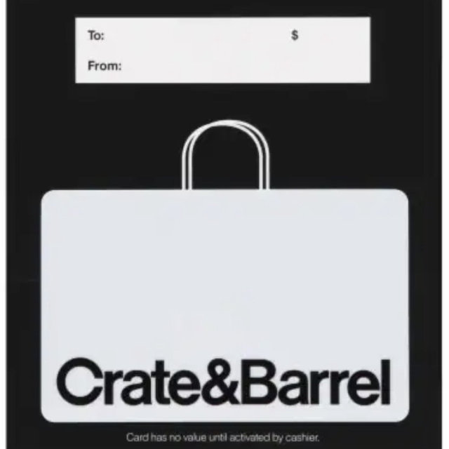 Crate and Barrel Gift Cards