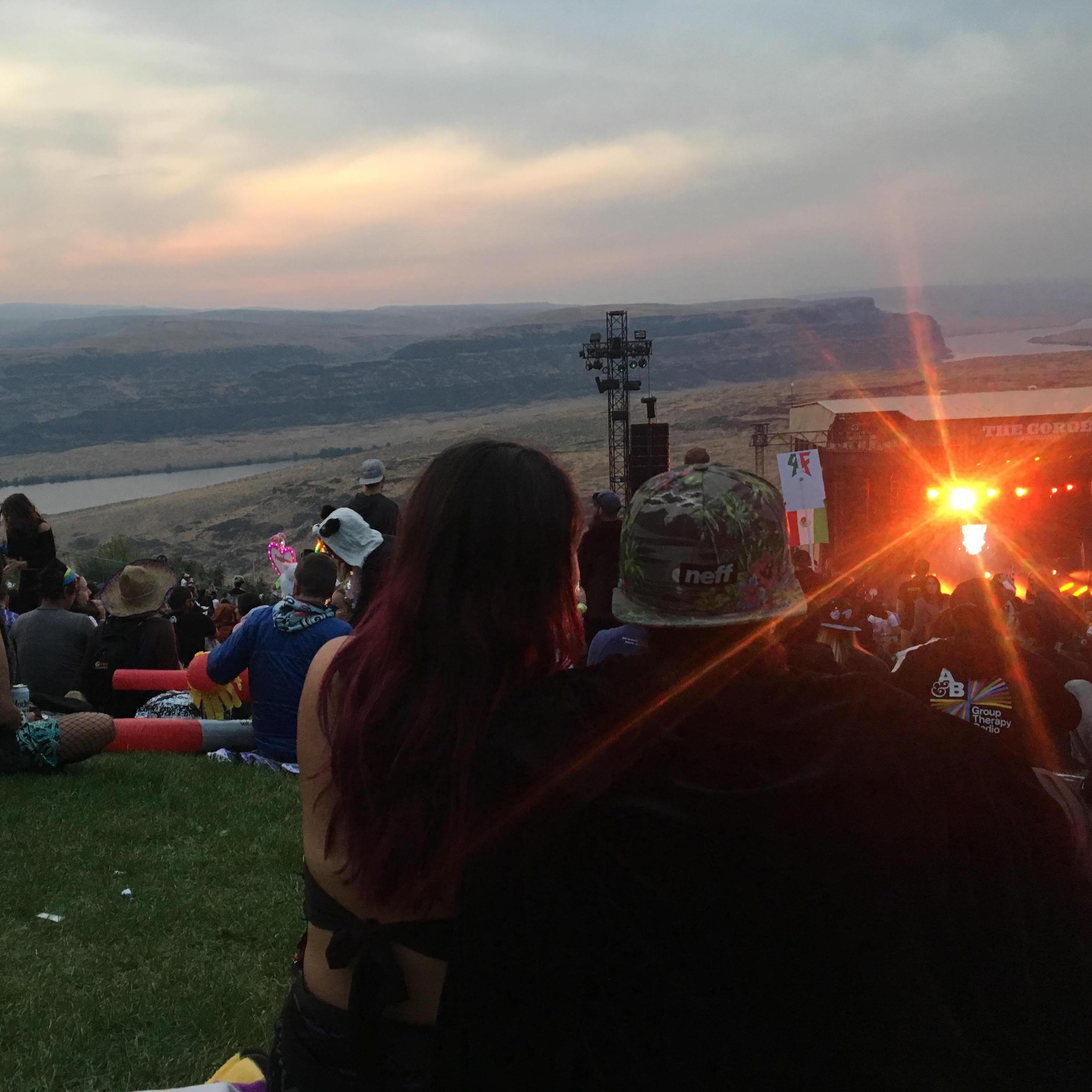 I made lyndsey go see Above and Beyond at the gorge. My Favorite group