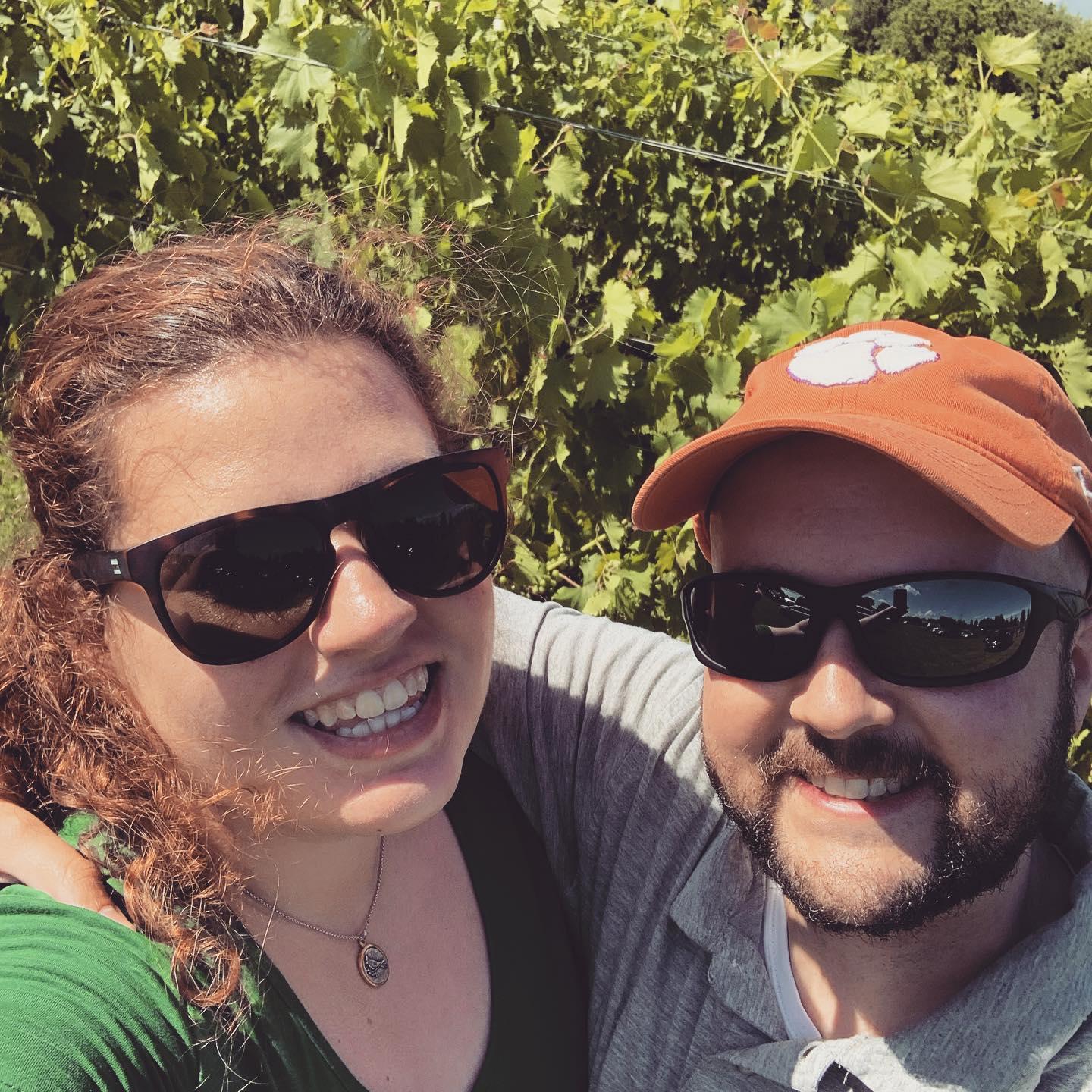 Our first winery together!