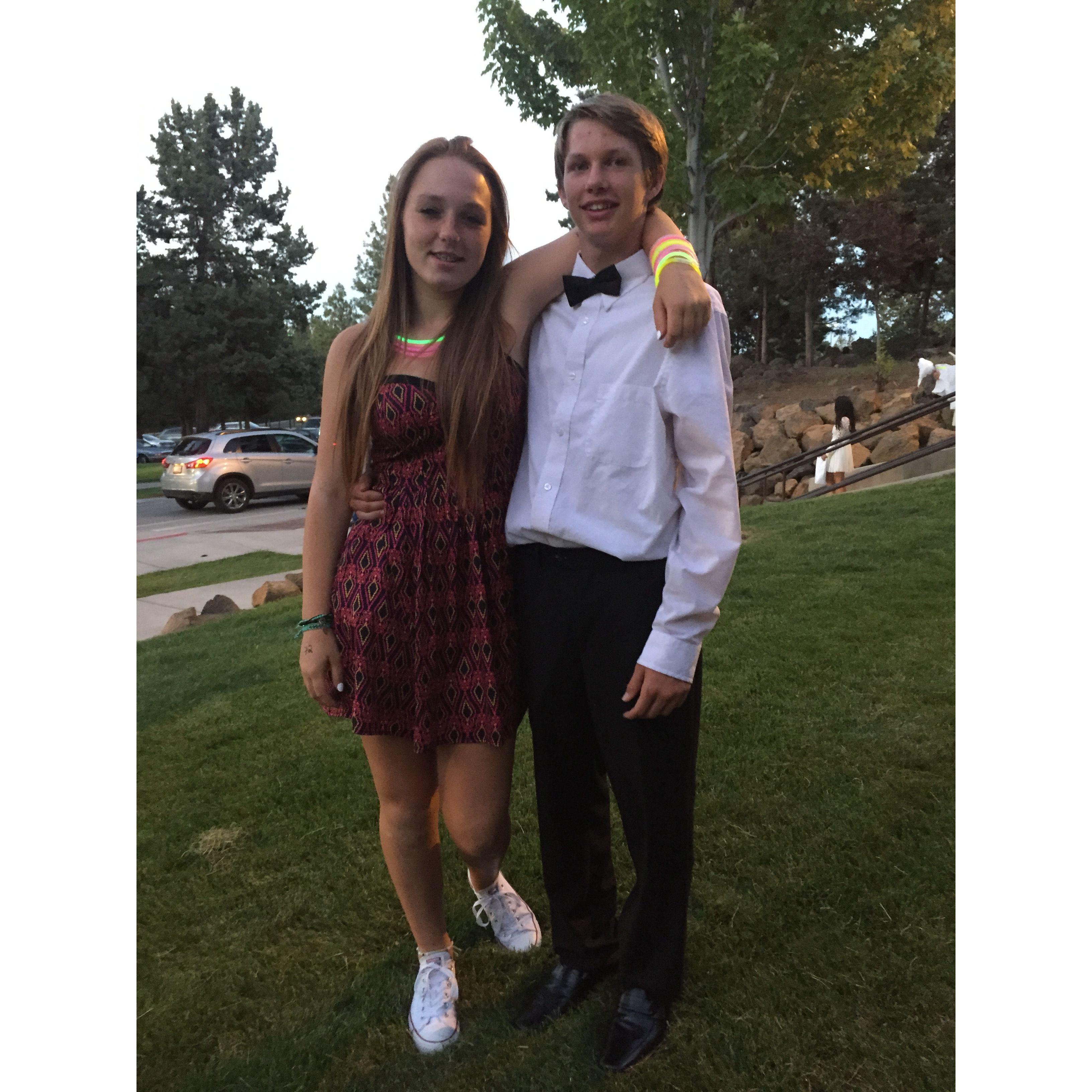 Our first middle school dance