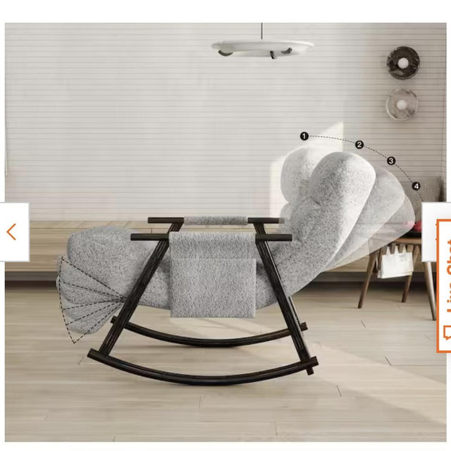 Folding rocking chair