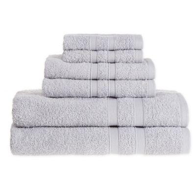 Simply Essential™ 6-Piece Towel Set white