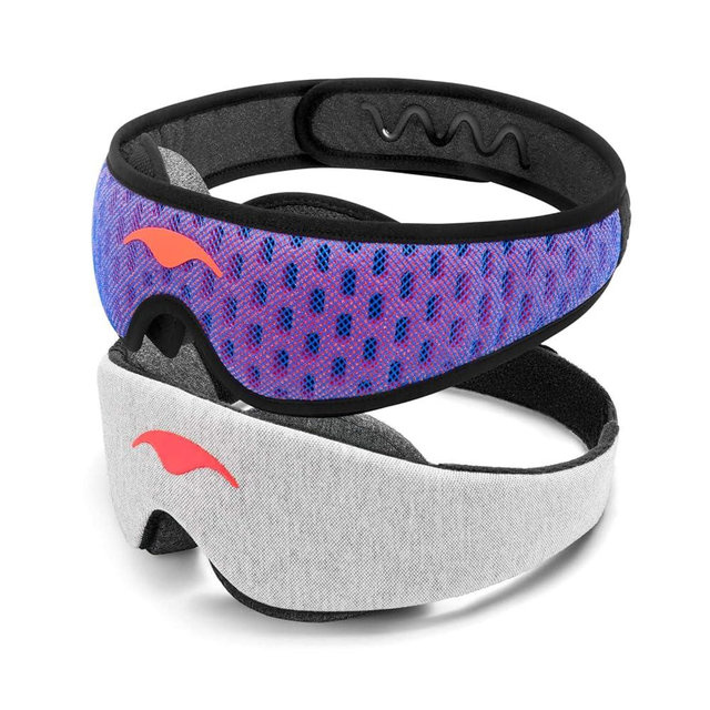 Manta Sleep Pro Sleeper Bundle - Manta Sleep Mask + Manta Pro Sleep Mask - 100% Total Blackout, Fully Adjustable, Zero Eye Pressure Eye Mask for Sleeping, Travels and Nap