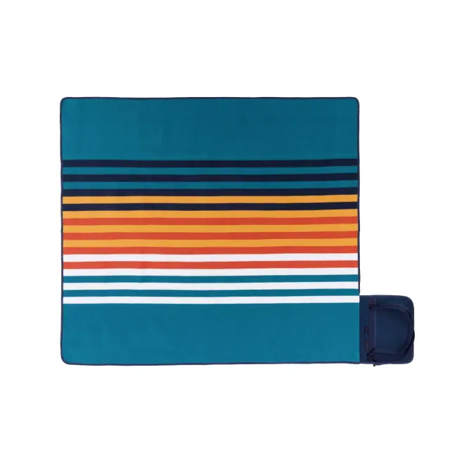 Oniva 59"x51" Portable Outdoor Picnic Blanket - Marine Stripe