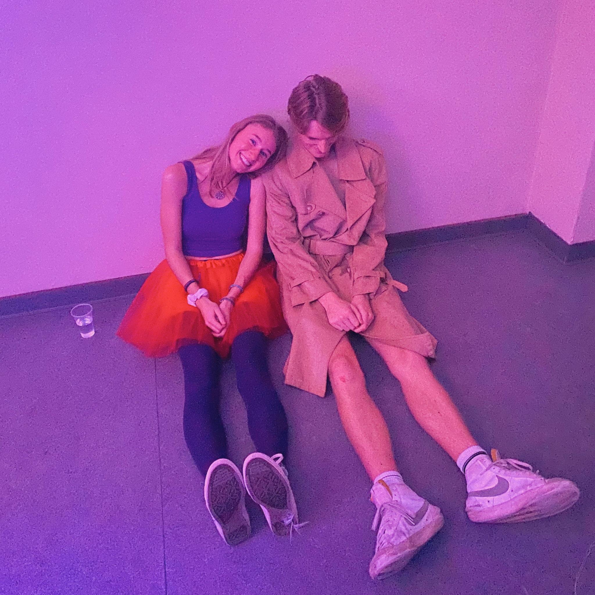 Halloween costumes as Nick and Jess from New Girl, our fav show