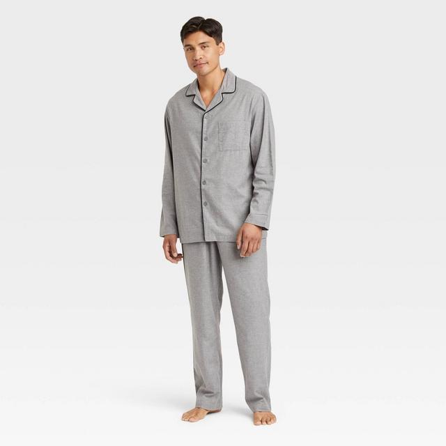 Men's Woven Pajama Set - Goodfellow & Co™ Heather Gray M