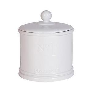 Everyday White®  by Fitz and Floyd® Small Numbers Canister