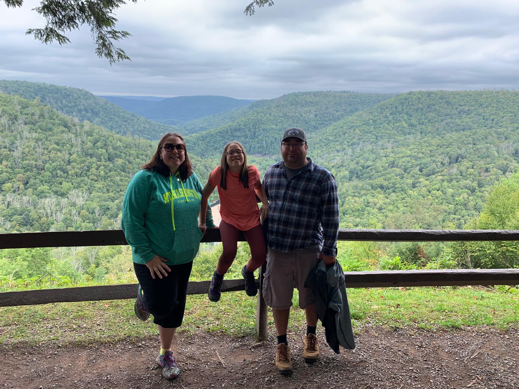 Loyalsock Canyon Vista - World's End State Park.