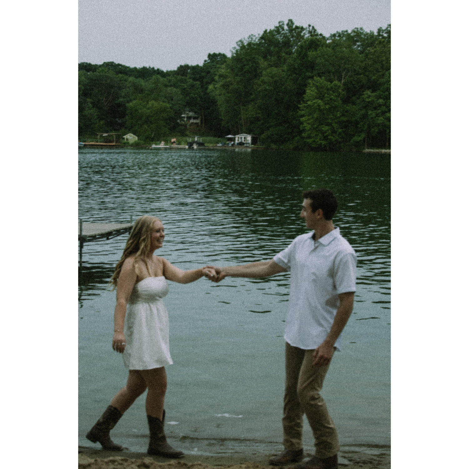 Our Engagement Photoshoot on the Lake