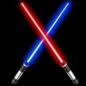 His and Hers Lightsabers