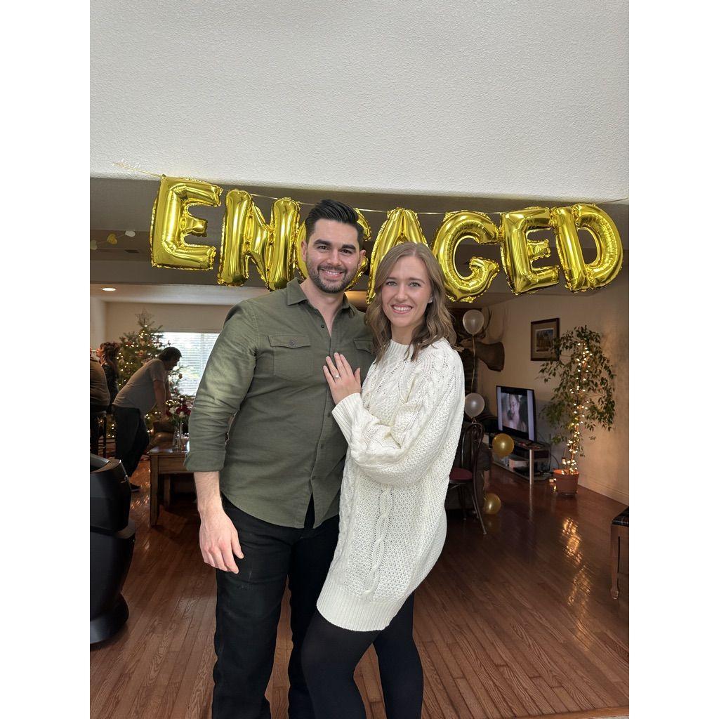 Our engagement party where we were showered with so much love from friends and family!