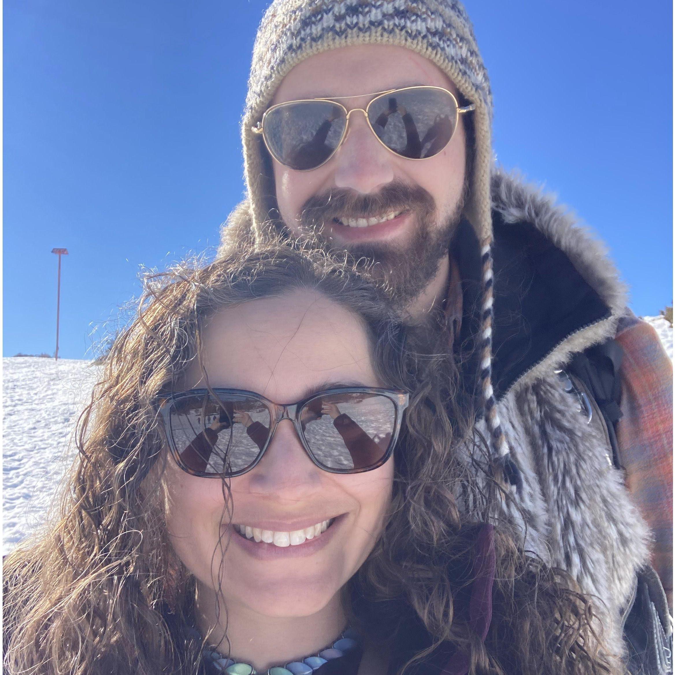 Snowy hike in the Donner Tunnels