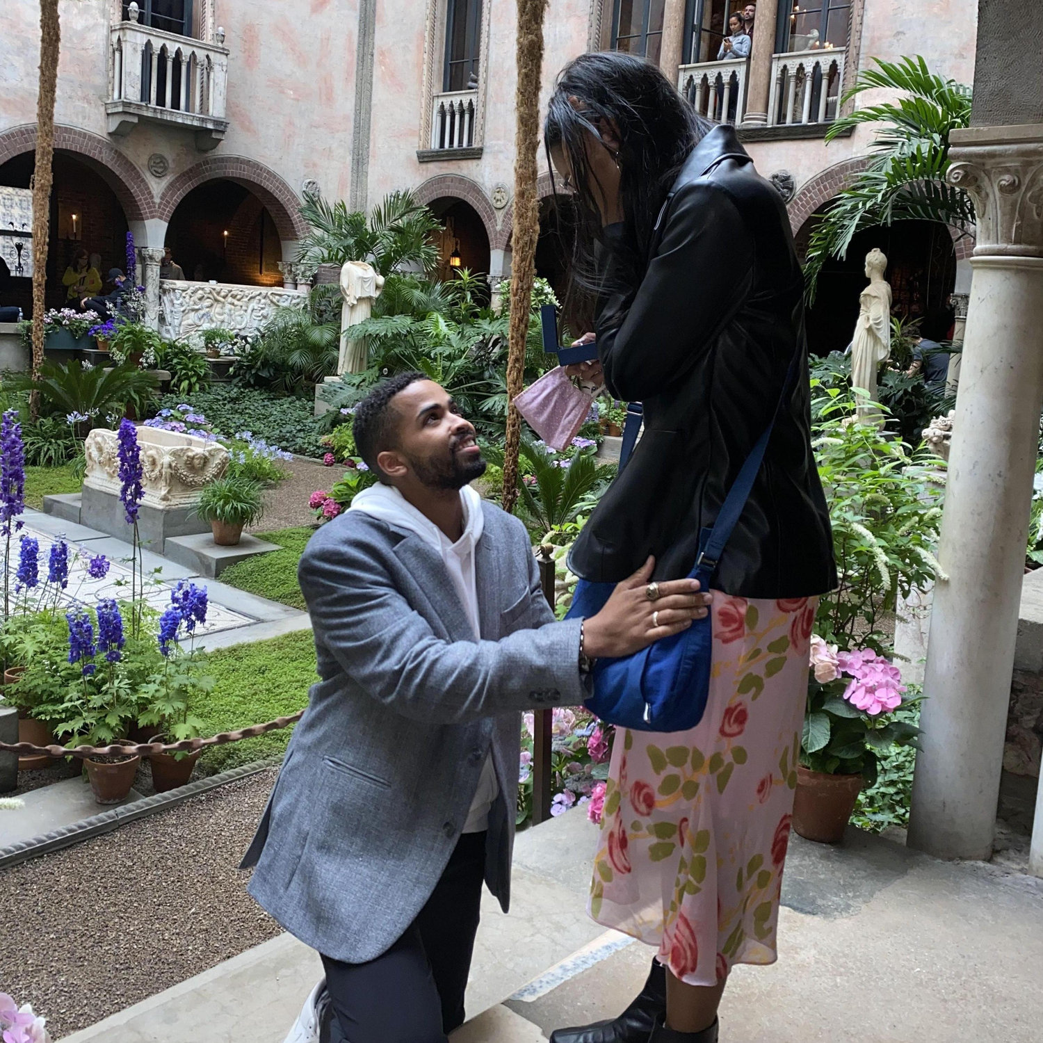 Matthew's proposal to Camille at the Isabella Stewart Gardner Museum in Boston, MA