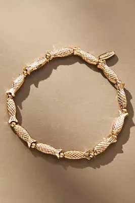Fish Icon Stretch Bracelet