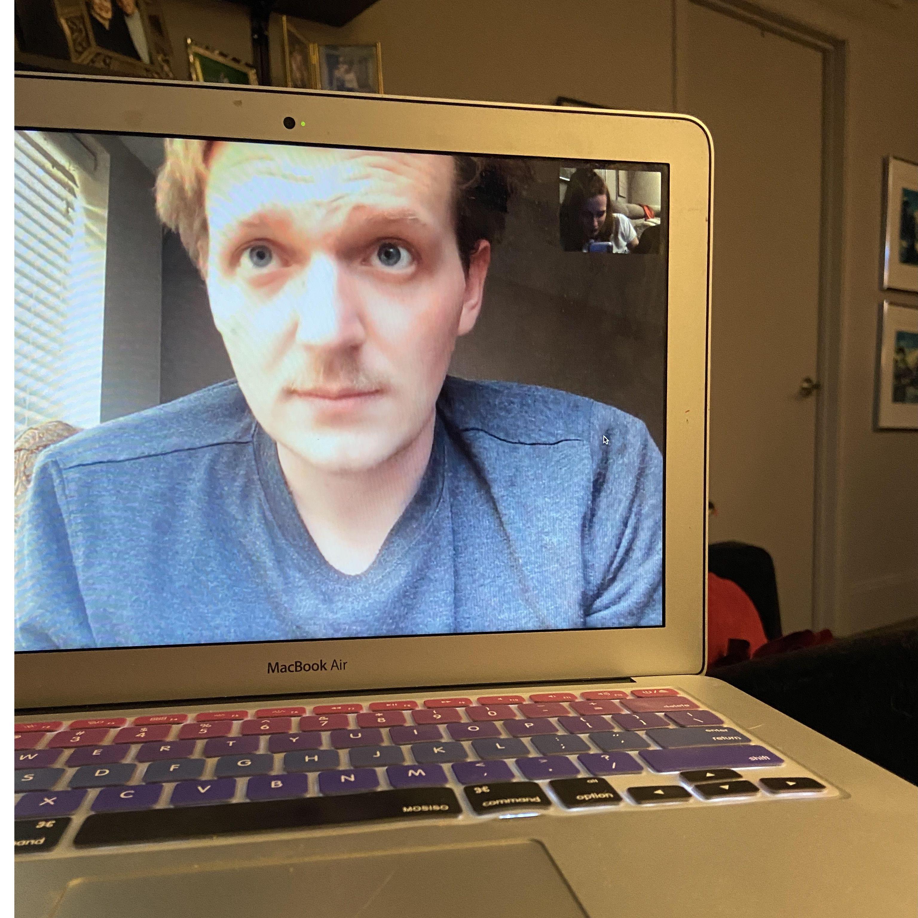 Their long distance relationship meant lots of FaceTime calls!