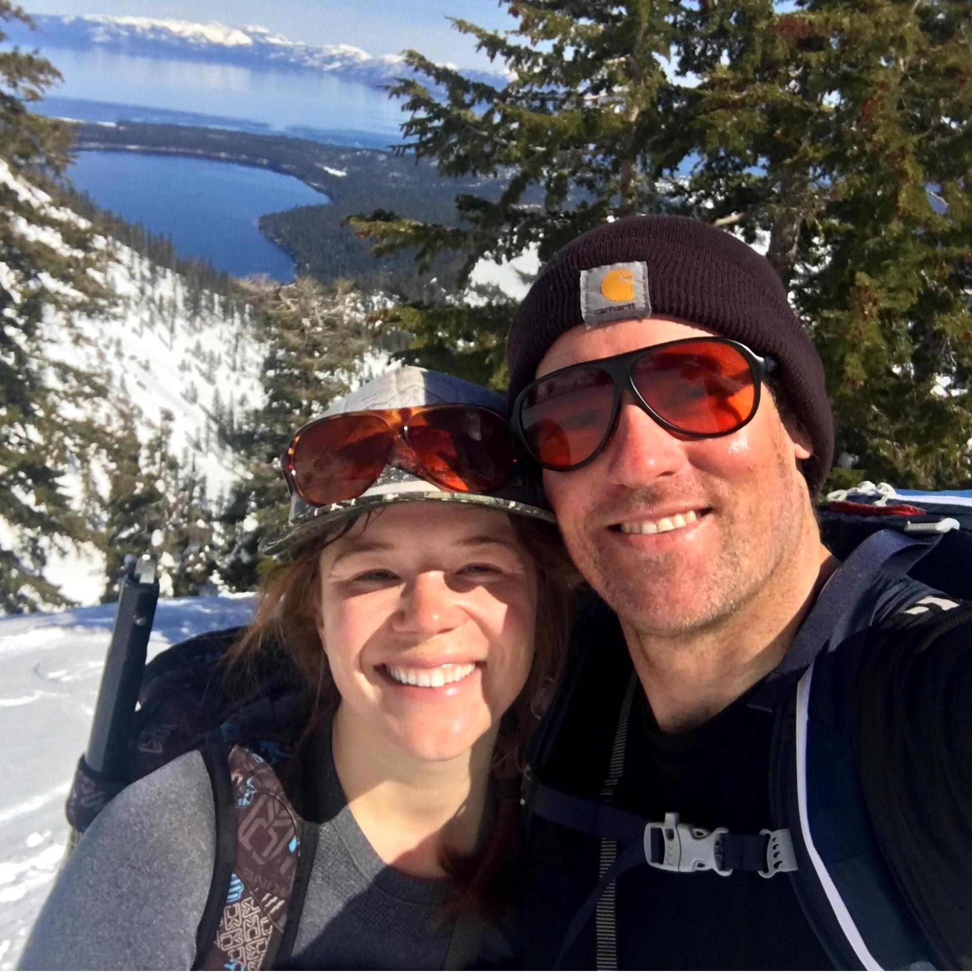 Backcountry skiing in Tahoe