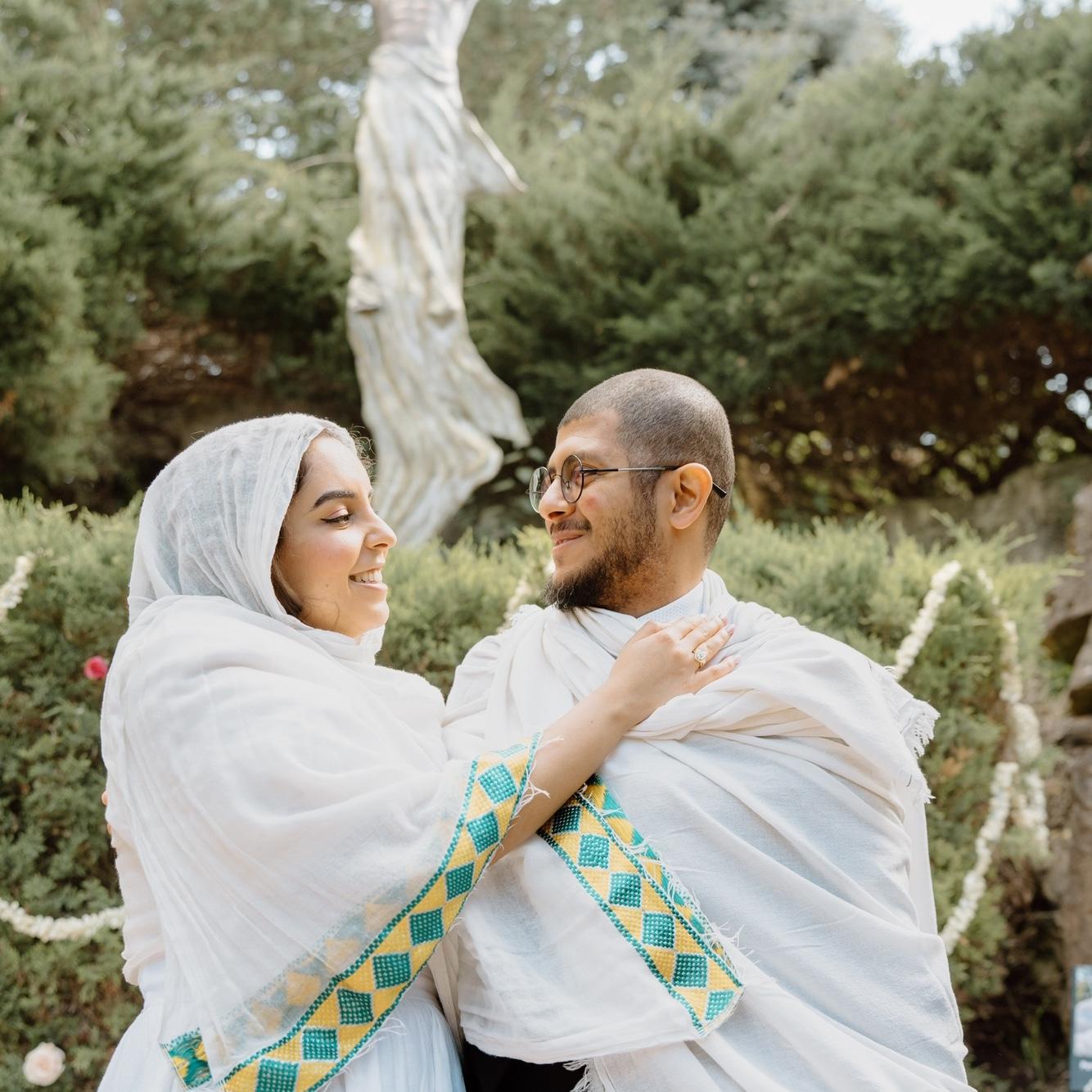 This prayer shawl is the first gift that David gave to Maria