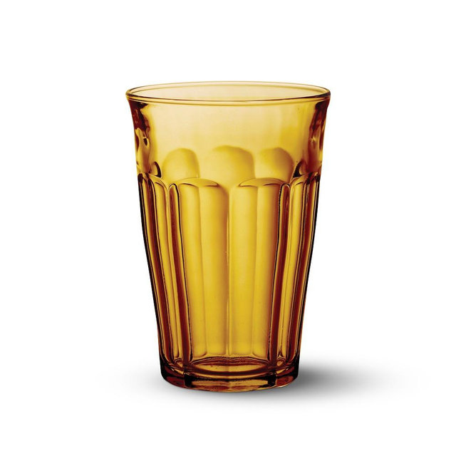 Duralex Picardie Amber Tumblers, 12.5oz, Set of 6