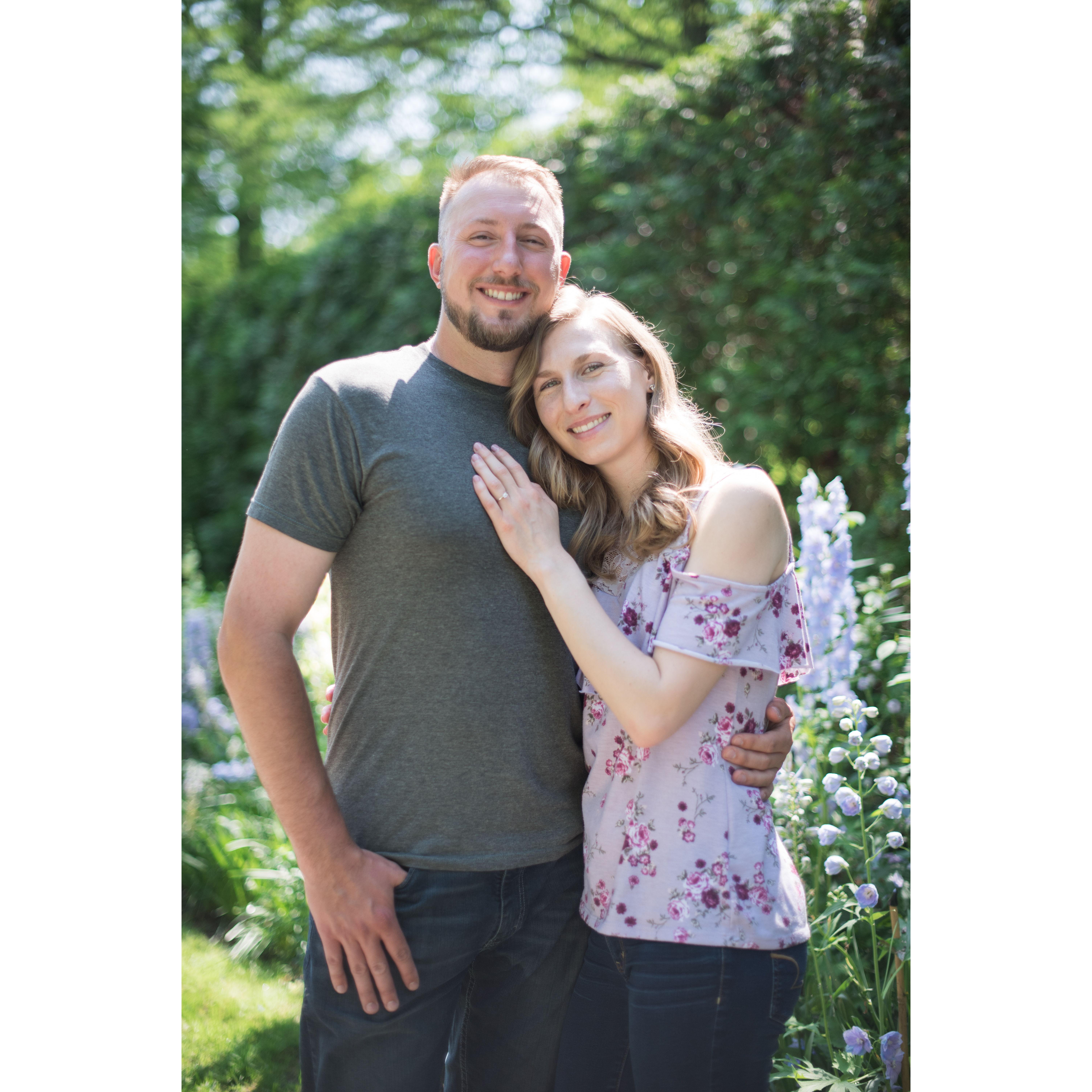 Engagement session at Longwood Gardens - May 2022