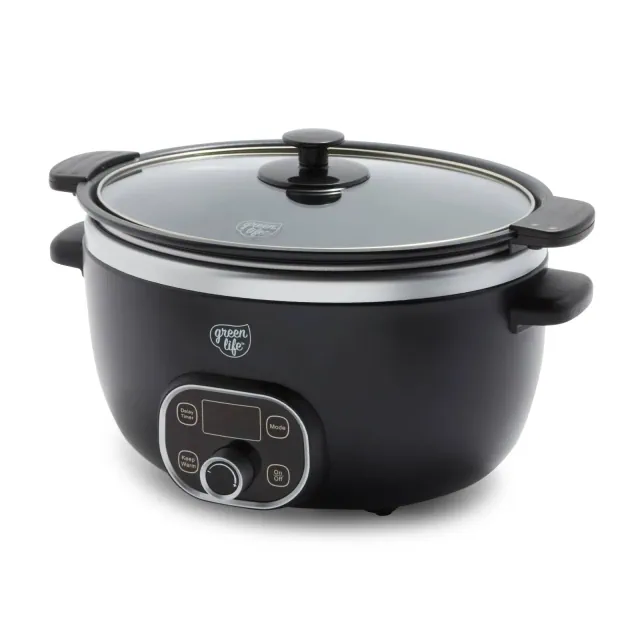 GreenLife Healthy 6qt Slow Cooker Black