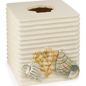 Seabreeze Resin Tissue Box Cover