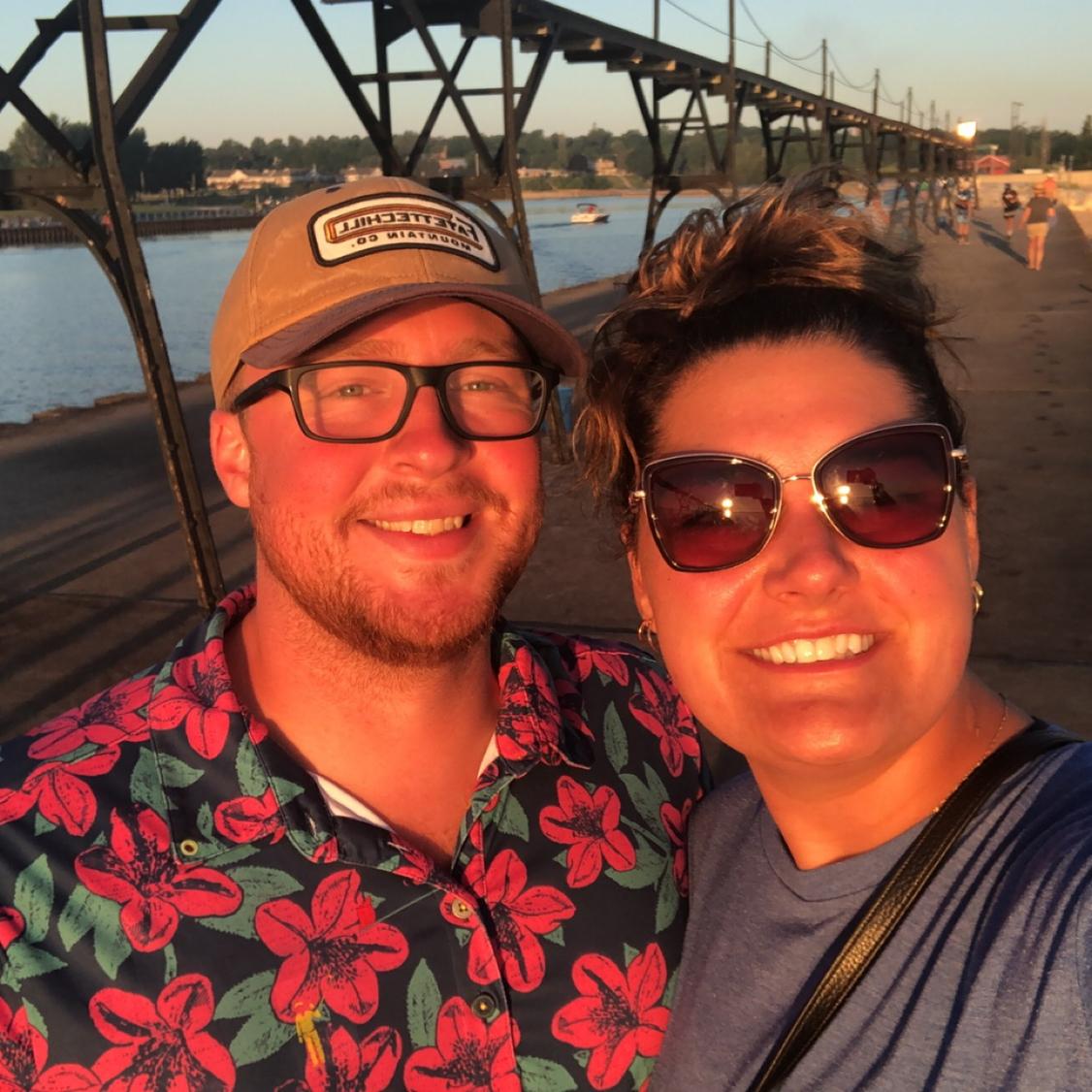 First trip to Manistee, Michigan! Where Zach’s family is from