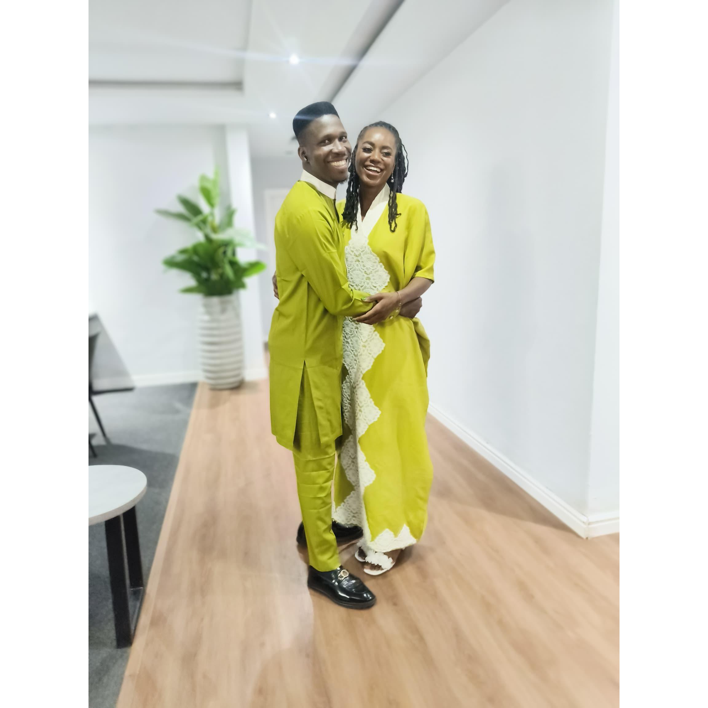 Pics before our first dinner date