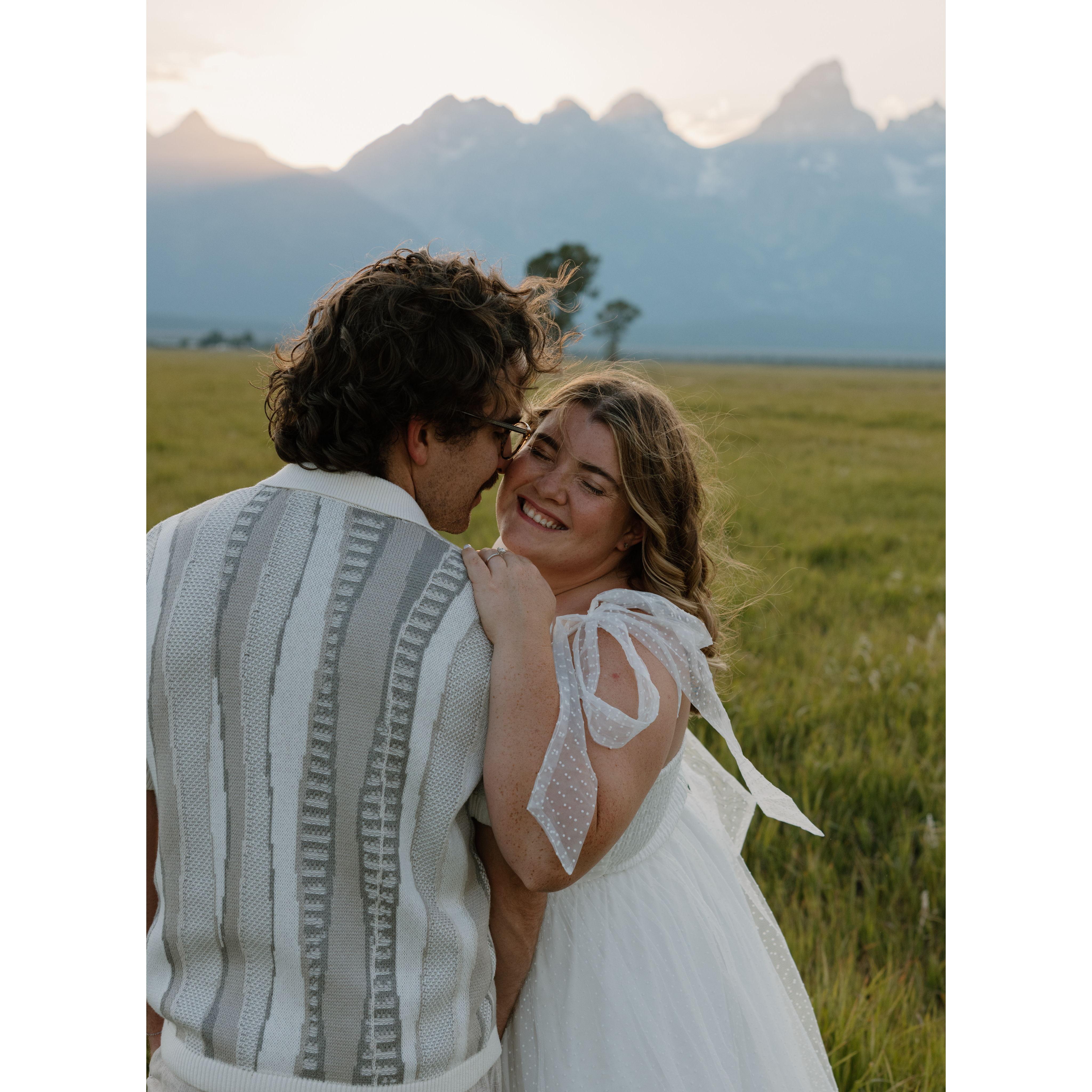Our magical engagement session at Teton National Park!