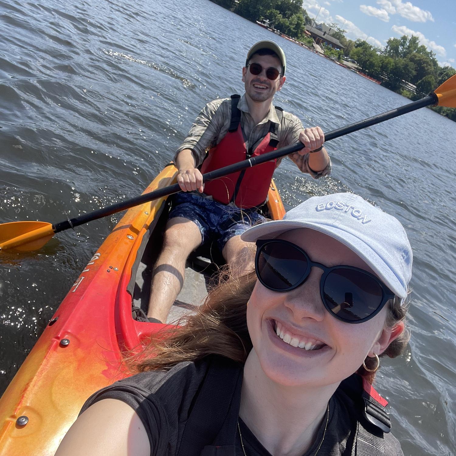 Kayaking on the Charles