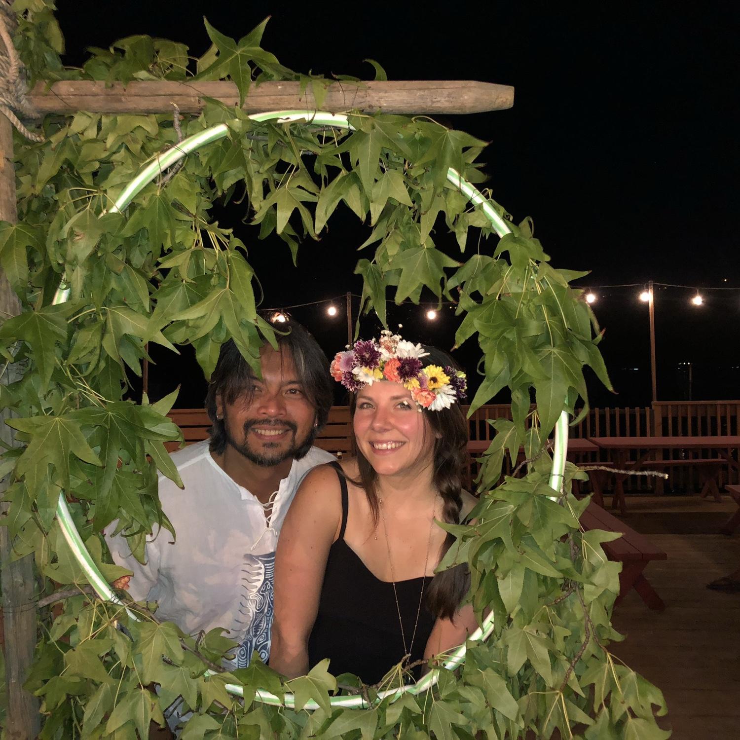 Bekah's first Midsommer with California friends.