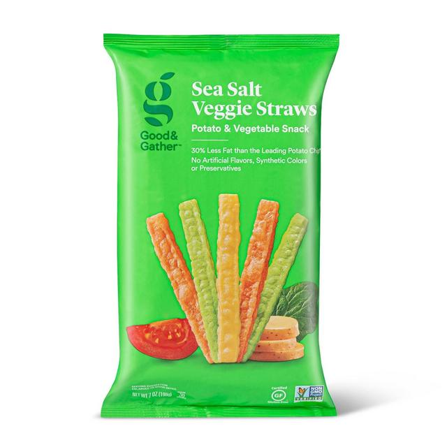 Sea Salt Veggie Straws - 7oz - Good & Gather™
