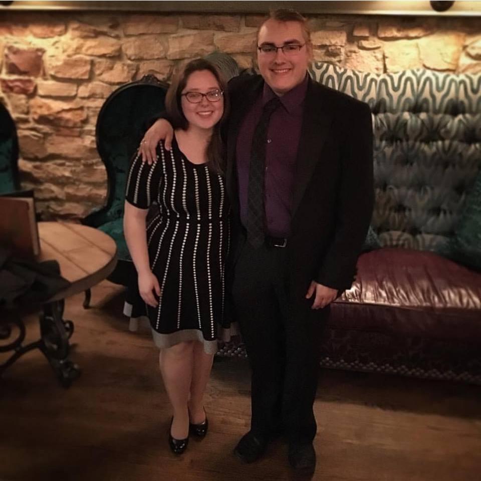 After Jeff proposed he treated Cheyenne to a lovely and delicious dinner at Crawford's.